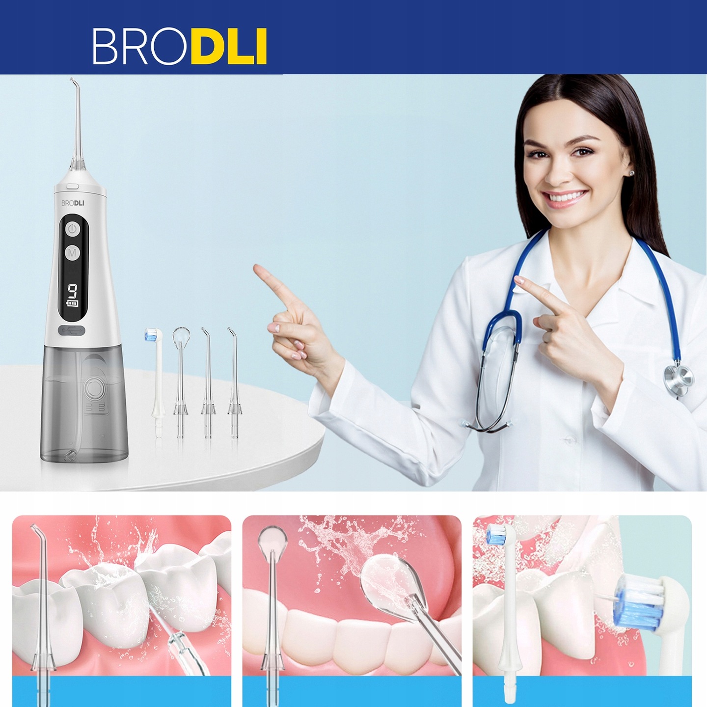 Irygator do zębów Brodli BWF2000 - obrazek 3