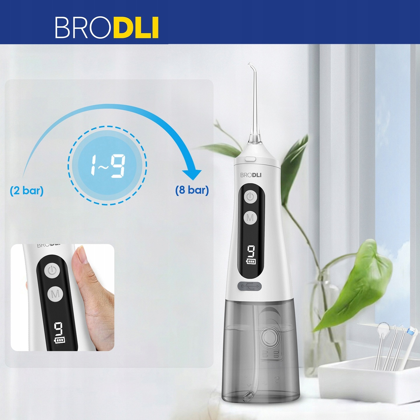 Irygator do zębów Brodli BWF2000 - obrazek 5