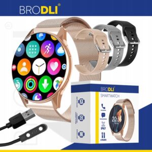 Smartwatch Damski Brodli BS3000 z możliwością wykonywania połączeń