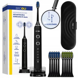 Szczoteczka soniczna Brodli M-Sonic Czarna